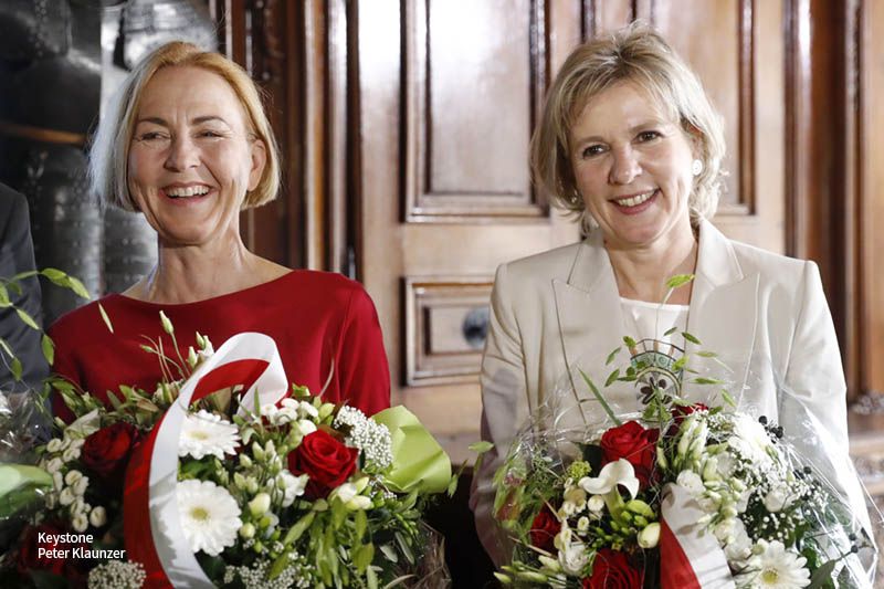 Susanne Schaffner und Brigit Wyss (Bild Keystone)